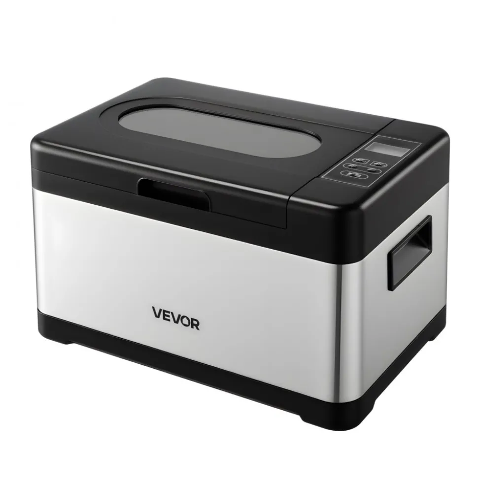 VEVOR Sous Vide Cooker, 800W Sous-Vide Machine, Suveed Cooking Machine with LED Digital Display, Glass Lid, Precise Temperature & Timer Control, for Family & Friends, All-in-One Sous Vide Pot