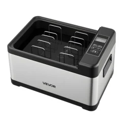 VEVOR Sous Vide Cooker, 800W Sous-Vide Machine, Suveed Cooking Machine with LED Digital Display, Glass Lid, Precise Temperature & Timer Control, for Family & Friends, All-in-One Sous Vide Pot