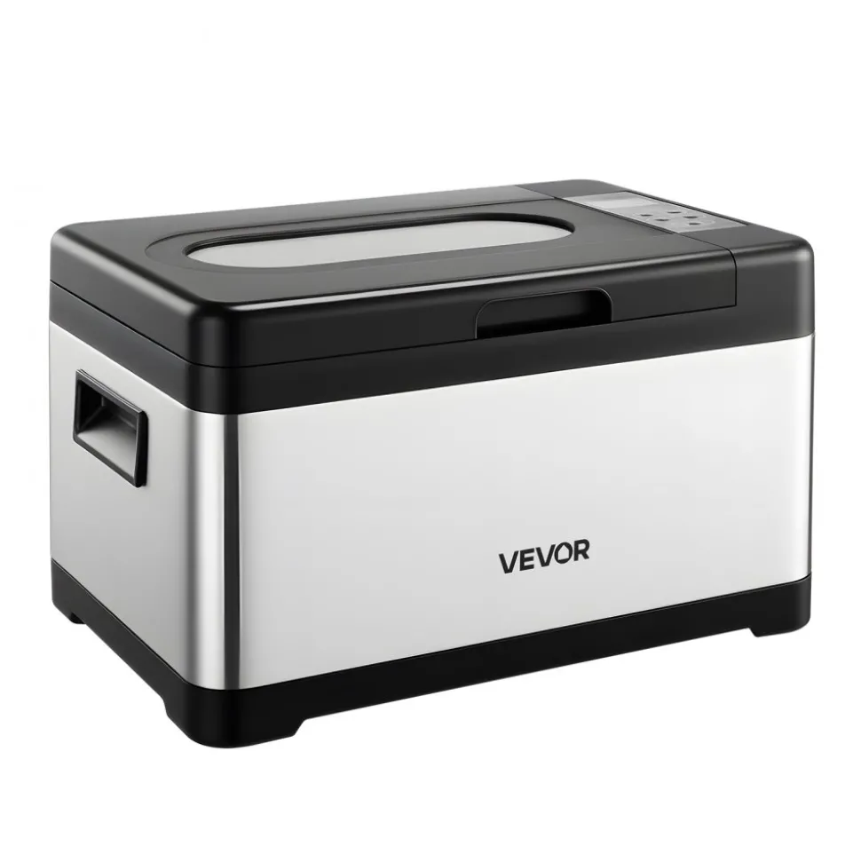 VEVOR Sous Vide Cooker, 800W Sous-Vide Machine, Suveed Cooking Machine with LED Digital Display, Glass Lid, Precise Temperature & Timer Control, for Family & Friends, All-in-One Sous Vide Pot