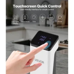 VEVOR Sous Vide Precision Cooker, 850W Sous-Vide Cooking Machine, Immersion Circulator with LED Digital Display, Secure Clamp Design, Fast-Heating, Accurate Temperature & Timer Control, Sous-Vide