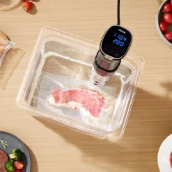 VEVOR Sous Vide Precision Cooker, 1100W Sous-Vide Cooking Machine, WIFI Immersion Circulator with LED Digital Display, Fast-Heating, Accurate Temperature & Timer Control, SUS304 Stainless Steel