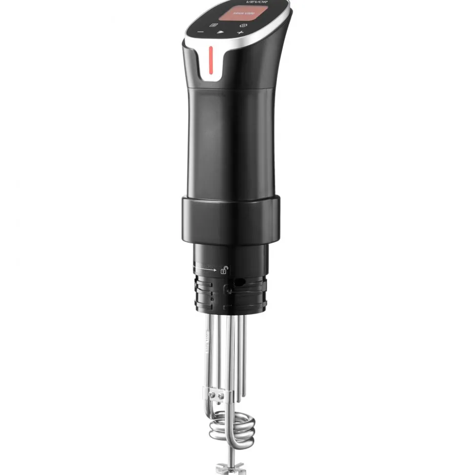 VEVOR Sous Vide Precision Cooker, 1100W Sous-Vide Cooking Machine, WIFI Immersion Circulator with 10 Preset Recipes, LCD Touchscreen, Fast-Heating, Accurate Temperature & Timer, App Control