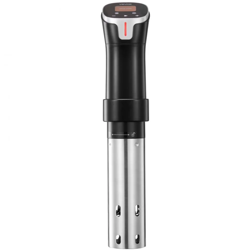 VEVOR Sous Vide Precision Cooker, 1100W Sous-Vide Cooking Machine, WIFI Immersion Circulator with 10 Preset Recipes, LCD Touchscreen, Fast-Heating, Accurate Temperature & Timer, App Control
