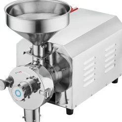 VEVOR Soybean Grinder Commercial Grinding Machine for Spices 3000W Corn Mill Grinder 100 KG/H Stainless Steel Corn Grinder Industrial Flour Milling Machine for Pepper Soybean Peanut Corn Grains
