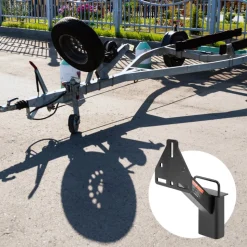 VEVOR Spare Tire Carrier, Trailer Spare Tire Mount, 160 lbs Capacity, Utility Trailer Accessories Fits Most 4 & 5 & 6 & 8 Lugs Wheels on 4", 4.25", 4.5", 4.75", 5", 5.5", 6", 6.5" Bolt Patterns