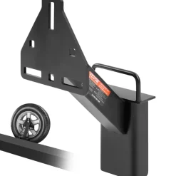 VEVOR Spare Tire Carrier, Trailer Spare Tire Mount, 160 lbs Capacity, Utility Trailer Accessories Fits Most 4 & 5 & 6 & 8 Lugs Wheels on 4