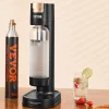 VEVOR Sparkling Water Maker, Soda Maker Machine for Home Carbonating, Seltzer Water Starter Kit with BPA-free 1L PET Bottle, CO2 Cylinder, Compatible with Mainstream Screw-in 60L CO2 Cylinder