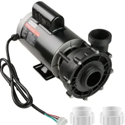 VEVOR 2 Speed SPA Pump, 56-Frame, AC220-240V Hot Tub SPA Pump, 3HP/200GPM/65.61ft High Speed or 0.4HP/100GPM/16.07ft Low Speed, 2