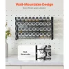 VEVOR Spice Rack Organizer for Cabinet, Spice Organizer with 36 Empty Spice Jars, Lids, Spice Labels, and Funnel Complete Set, Seasoning Organizer for Countertop, Kitchen, Pantry, Cupboard, 18x11 in