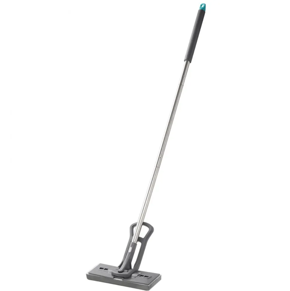 VEVOR Sponge Mop, High-Density PU Sponge Mop with 1 Pcs Sponge Mop Replacement , Easy to Squeeze Sponge Mop with Hook & Loop for Head Change, Fit for Various Floors’ Cleaning
