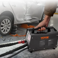 VEVOR Spot Welder Dent Puller, 3KW Stud Welder Dent Repair Kit with 2 Welding Guns, Auto/Manual Welding & 7 Modes, 110V Auto Body Spot Welding Dent Repair Machine for Car, Truck Dent Repair