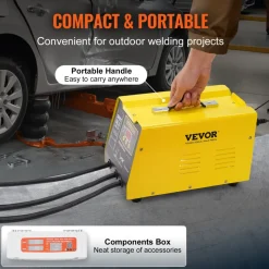 VEVOR Spot Welder Dent Puller, 300W Stud Welder Dent Repair Kit with Heat Gun, Auto/Manual Welding Mode, 110V Auto Body Spot Welding Dent Repair Machine for Aluminum Car Body Panels Repair