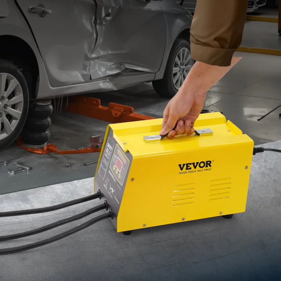 VEVOR Spot Welder Dent Puller, 300W Stud Welder Dent Repair Kit with Heat Gun, Auto/Manual Welding Mode, 110V Auto Body Spot Welding Dent Repair Machine for Aluminum Car Body Panels Repair