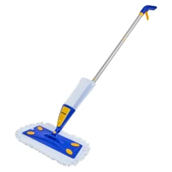 VEVOR Spray Mop, with 3 Washable Pads for Dry and Wet Floor Cleaning and a 27oz Refillable Water Tank, Microfiber Dust Wet Mop & Twisted Cotton Dry Mop, Commercial Home Use for Tiles/Vinyl/Wood Floor