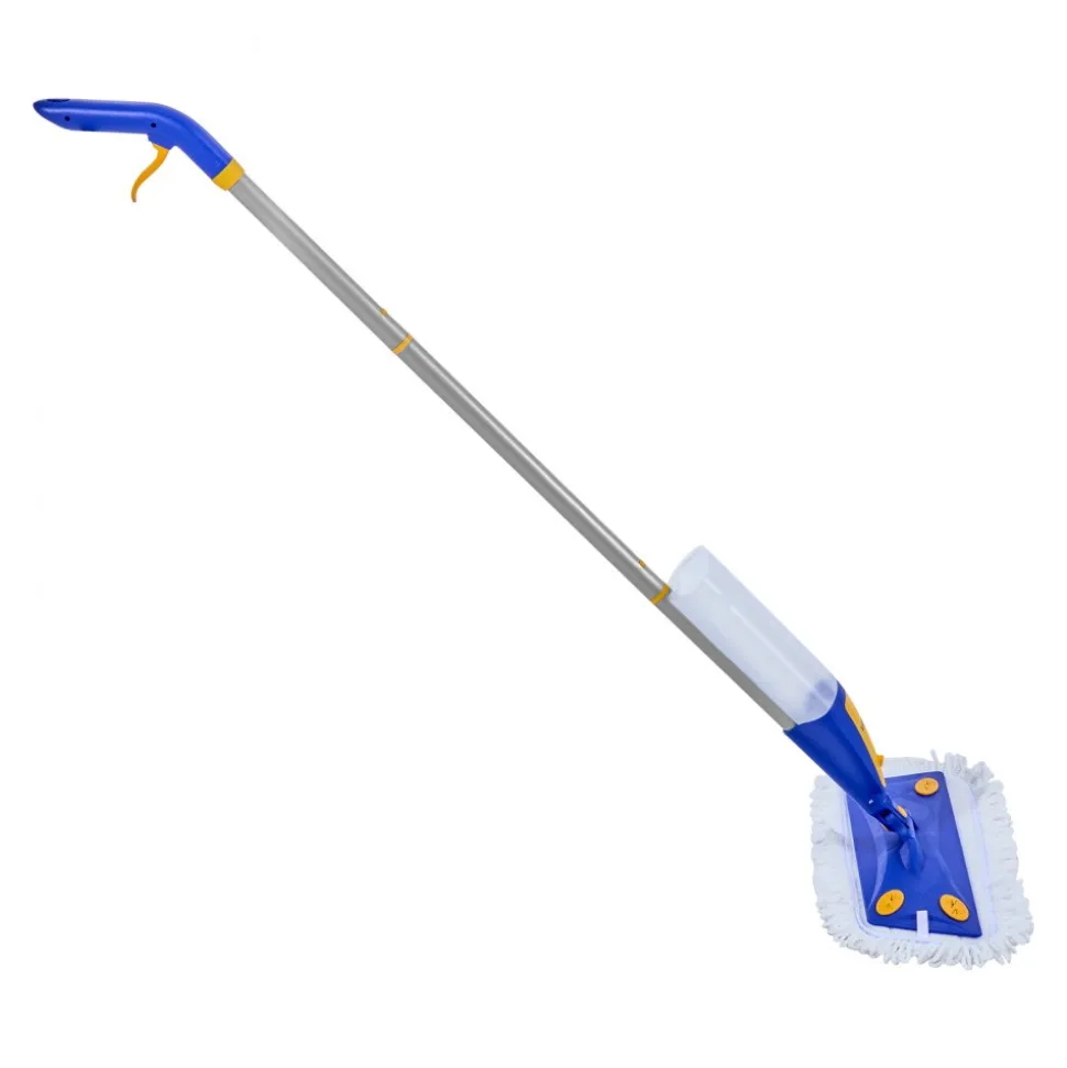 VEVOR Spray Mop, with 3 Washable Pads for Dry and Wet Floor Cleaning and a 27oz Refillable Water Tank, Microfiber Dust Wet Mop & Twisted Cotton Dry Mop, Commercial Home Use for Tiles/Vinyl/Wood Floor