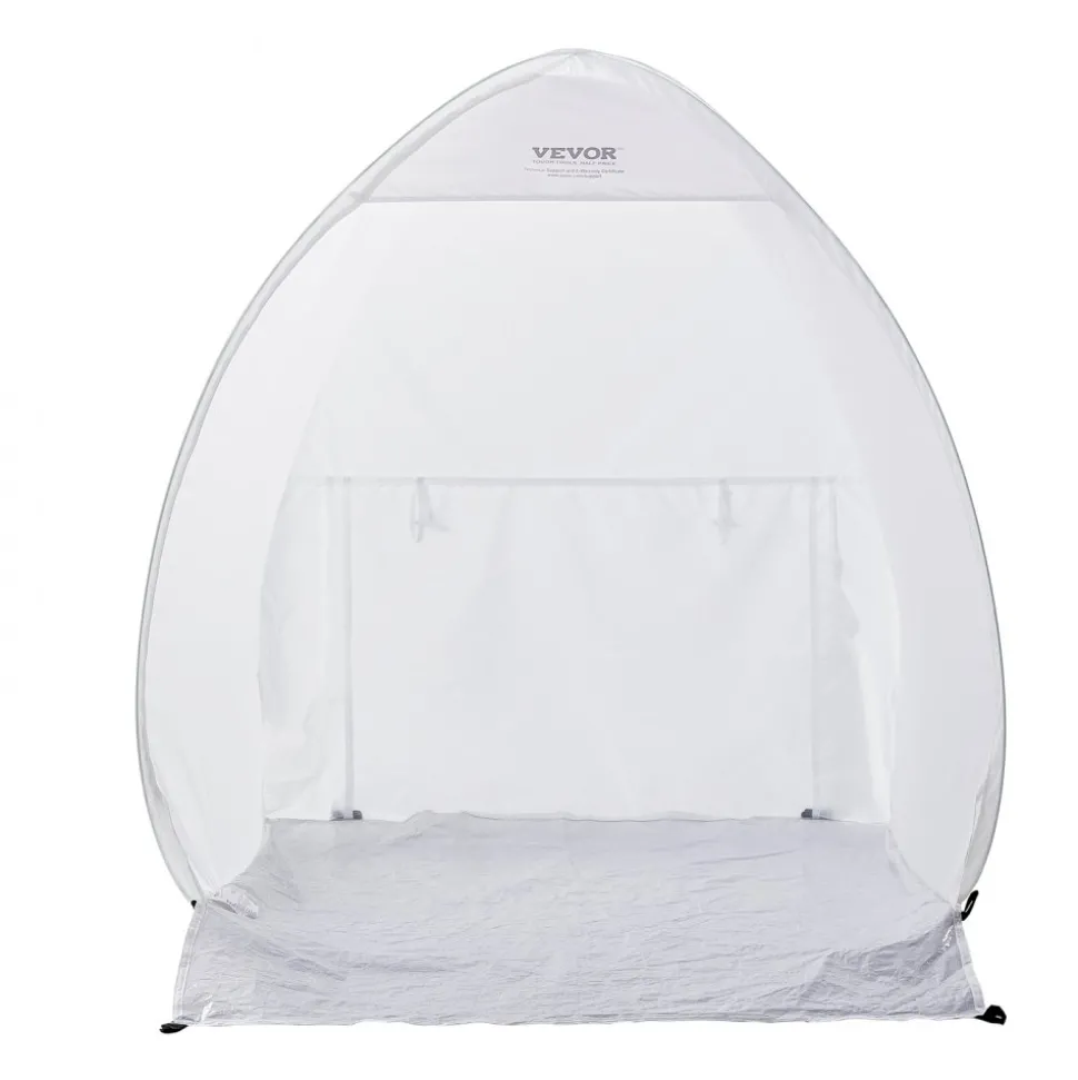 VEVOR Spray Paint Shelter, 40 x 35 x 40 in Pop-Up Portable Spray Paint Tent with Built-In Floor, Exhaust Window and Storage Bag, Foldable Paint Booth for Furniture, DIY Hobby Tool Painting Station