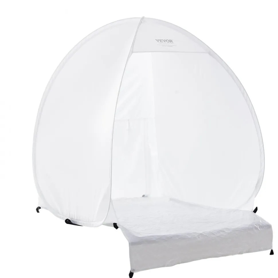 VEVOR Spray Paint Shelter, 40 x 35 x 40 in Pop-Up Portable Spray Paint Tent with Built-In Floor, Exhaust Window and Storage Bag, Foldable Paint Booth for Furniture, DIY Hobby Tool Painting Station