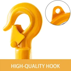 VEVOR Spring Balancer 20-33lbs(9-15kg) Retractable Tool Holder 1.5m Length Tool Balancer with Hook and Wire Rope Adjustable Balancer Retractor Hanging Holding Equipment in Yellow