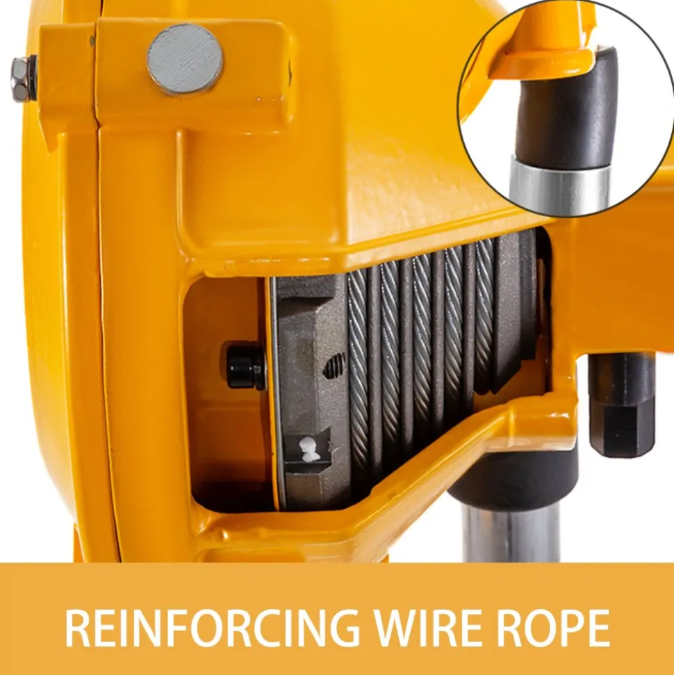 VEVOR Spring Balancer 20-33lbs(9-15kg) Retractable Tool Holder 1.5m Length Tool Balancer with Hook and Wire Rope Adjustable Balancer Retractor Hanging Holding Equipment in Yellow