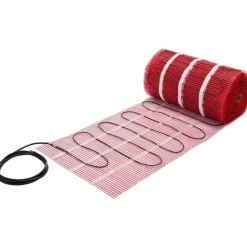 VEVOR 150 sqft Self-Adhesive Mesh Floor Heating Mat System, 120V Electric Radiant Heated Floor System, with Smart Control Thermostat & Alarm, Easy Installation for Tile, Stone, Vinyl