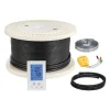 VEVOR 200 sqft Underfloor Heating Cable Kit, 240V Electric Radiant Heated Floor System, with Smart Control Thermostat & Alarm, Easy Installation for Tile, Stone, Vinyl, Home Improvement