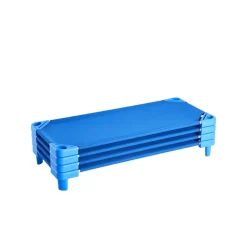 VEVOR Stackable Kiddie Cot, Pack of 6, Portable Toddler Nap Cots, Standard Size 52