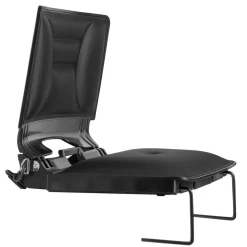 VEVOR Stadium Seat, Folding Bleacher Chair with Back Support and Thick Cushion, Padded Stadium Seat for Bleacher Includes Shoulder Strap, Hooks, Cup Holder, Lycra Material, Side Pocket, PP Material