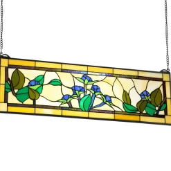 VEVOR Stained Glass Window Panel, 35.2