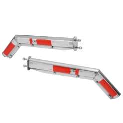 VEVOR Stainless Steel Angled Spring Loaded Mud Flap Hangers, 2-1/2