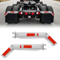 VEVOR Stainless Steel Angled Spring Loaded Mud Flap Hangers, 2-1/2