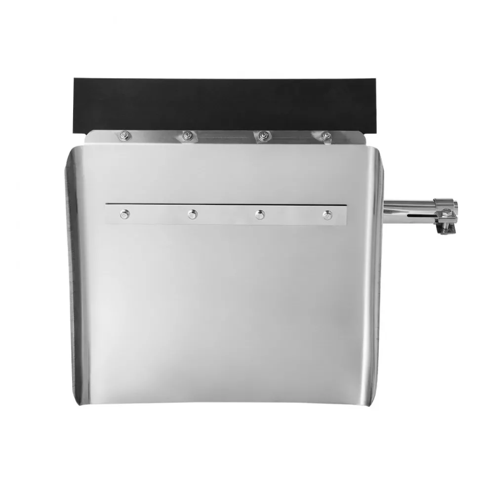 VEVOR Stainless Steel Quarter Fenders for Semi Trucks, 24" x 24" Semi Truck Fenders with Tube Bracket and Mounting Hardware, 1 Pair Right & Left Quarter Fender Set, Fit for Freightliner, Peterbilt