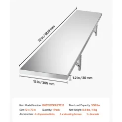 VEVOR Stainless Steel Shelf 12