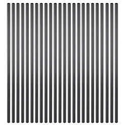 VEVOR Staircase Balusters 51 Pack, 36 In Aluminum Stair Balusters, 3/4 In Water-Proof Round Metal Spindle Railing, Hollow Deck Railing with Rail Caps & Screws for Stairs, Porch, Patio, Fence, Black