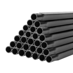 VEVOR Staircase Balusters 31 Pack, 44 Inch Durable Carbon Steel Stair Balusters, 0.5 Inch Indoor Square Metal Spindle Railing, Corrosion-Proof Hollow Deck Railing with Pre-Drilled Holes, Matte Black