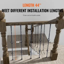 VEVOR Staircase Metal Balusters, 44'' x 1/2