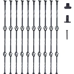 VEVOR Staircase Metal Balusters, 44'' x 1/2