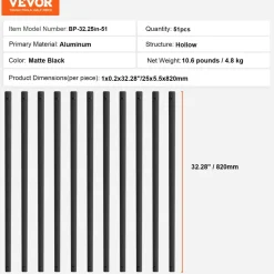 VEVOR Staircase Metal Balusters, 32.28