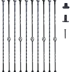 VEVOR Staircase Metal Balusters, 44'' x 1/2