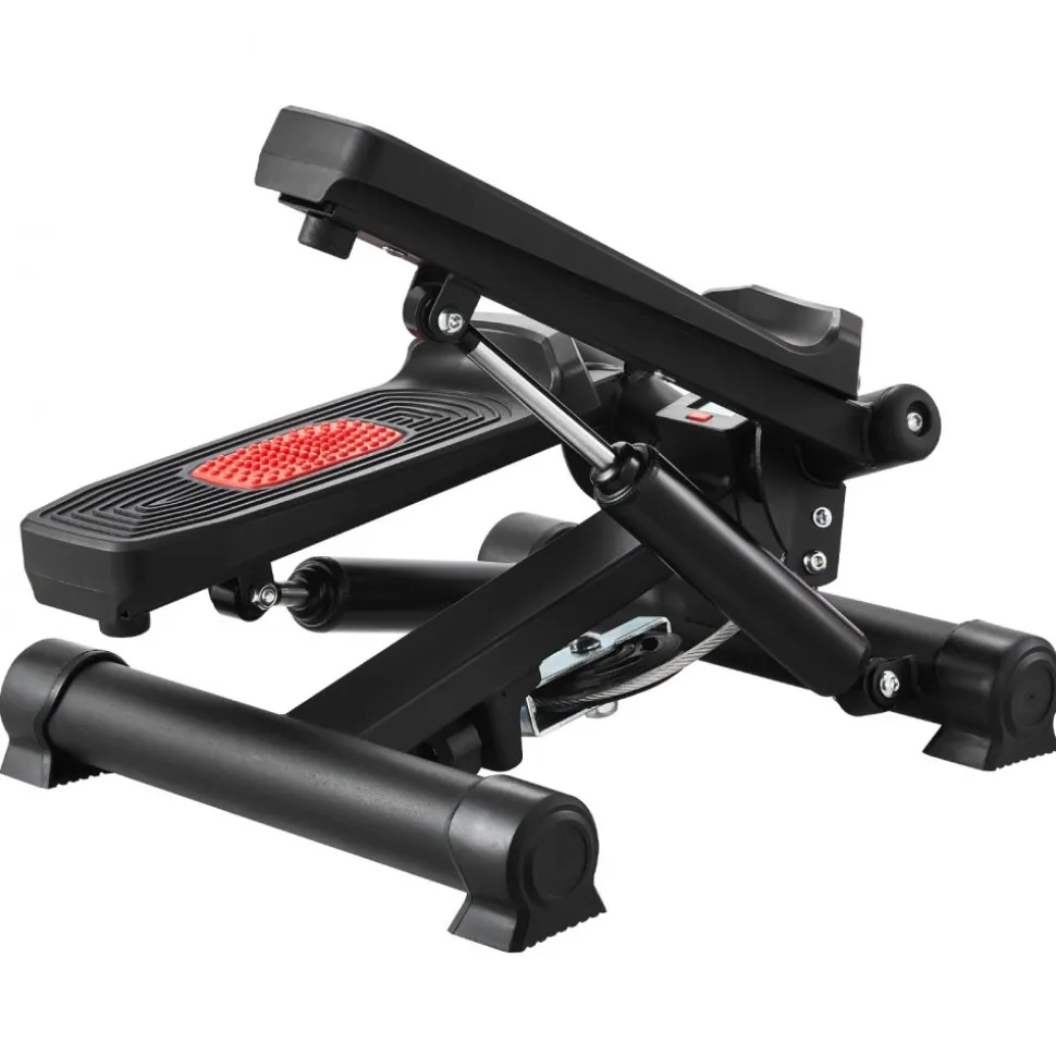 VEVOR Stair Stepper, Mini Stepper for Exercise at Home, Hydraulic Fitness Stepper with Resistance Bands, Full Body Workout Cardio Equipment, Stair Climber with LCD Monitor, 330LBS Load Capacity