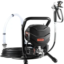 VEVOR Stand Airless Paint Sprayer, 950W 3000PSI High Efficiency Electric Airless Sprayer With Cart, Paint Sprayers for Home Interior and Exterior Furniture and Fences, Fine And Even Painting Effect