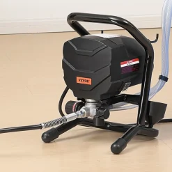 VEVOR Stand Airless Paint Sprayer, 950W 3000PSI High Efficiency Electric Airless Sprayer With Cart, Paint Sprayers for Home Interior and Exterior Furniture and Fences, Fine And Even Painting Effect