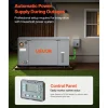 VEVOR Standby Generator, Dual Fuel Whole Home Generator, LPG 22Kw Max Power & Natural Gas 20Kw Max Power, Whole House Power Backup For Home Backup, Camping, AVR Voltage Regulation, LCD Display