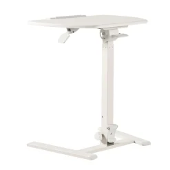 VEVOR Standing Desk, Adjustable Height Mobile Stand Up Desk with Tilting Desktop, 25.6 x 19 in Small Computer Sit Stand Workstation, 33 lbs Capacity, Pneumatic Lift for Home Office, Fully Assembled