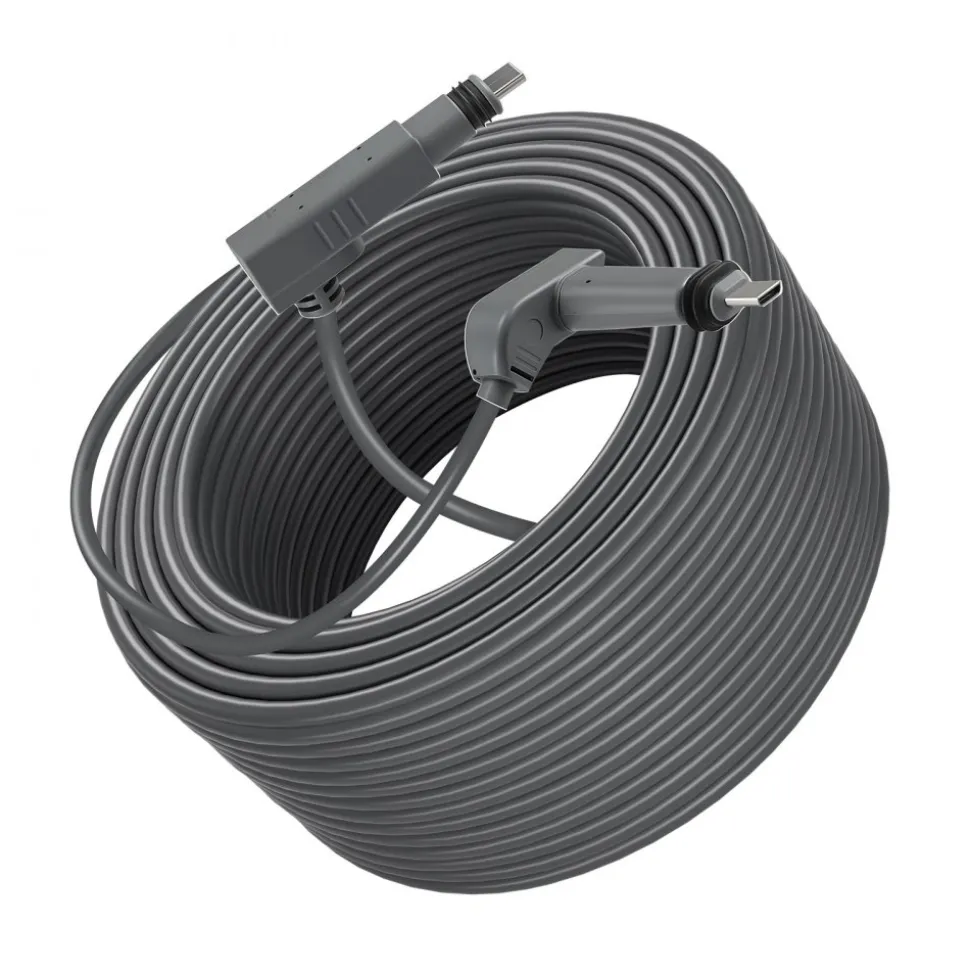 VEVOR Starlink Gen 2 Cable, 75 FT, 24 AWG Copper Core, Durable Extension Cable for Standard Generation 2, Compatible with Starlink Rectangular Satellite V2, Flexible Wiring for RV, Backyard or Camping