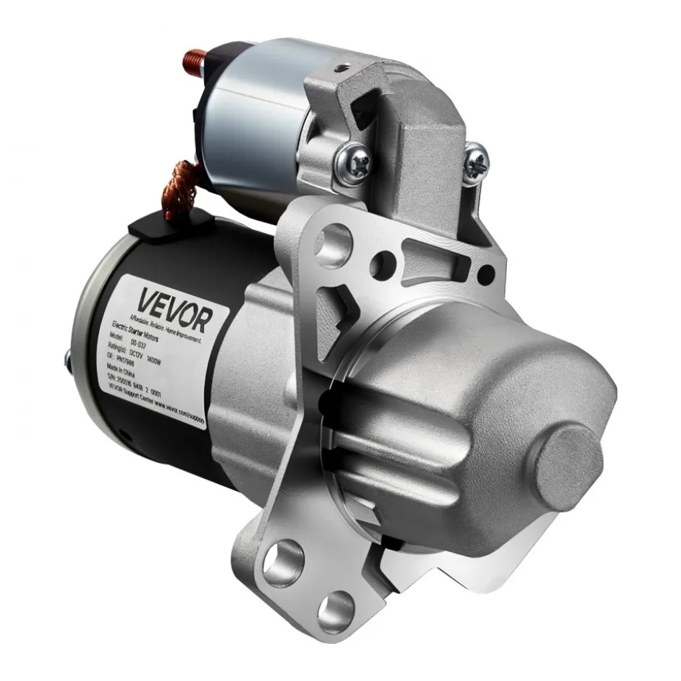 VEVOR Starter 17986, Starter Motor Replacement Compatible with Buick 3.6L V6 06-08, Cadillac SRX 3.0L V6 10-11, Chevrolet 3.6L V6 09-17, GMC Pontiac Saturn Suzuki, OEM 12588493 M000T35871 31100-78J00