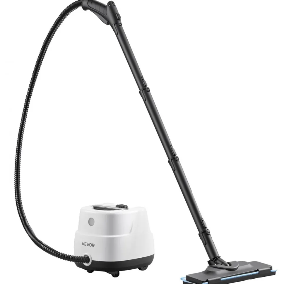 VEVOR Steam Cleaner, 34 oz Tank, Steamer for Cleaning with 20 Accessories, Extended Power Cord and Hose, Portable Handle, Fast Heating, Powerful Canister Steam Cleaner for Home, Car Detailing, Floors