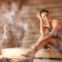 VEVOR Steam Generator, 9 kW Steam Shower System with Controller for Home Sauna Bath Spa, Commercial Auto Drain Kit with Overheat, Dry-Run & Overpressure Protection, 10 Min to 24h Efficient, Black