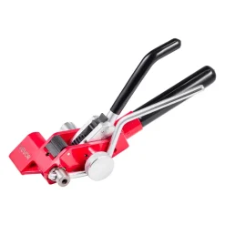 VEVOR Steel Banding Strapping Kit, Heavy Duty Banding Sealer Tool with 100 ft Binding Straps, 100 Metal Clasps, Manual Pallet Packaging Strapping Kit for Warehouse, Transportation, Industrial Bundling