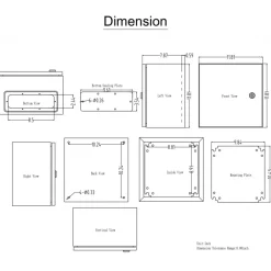 VEVOR Steel Electrical Box, 16