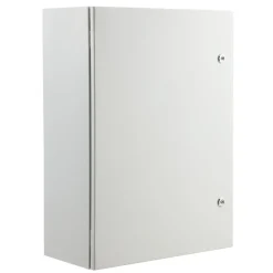 VEVOR Steel Electrical Box, 16"x 12"x 10", 304 Stainless Steel Electrical Enclosure Box, Wall-Mounted Outdoor Electrical Electronic Equipment Enclosure with Mounting Plate Hinges Lock, IP66 Waterproof